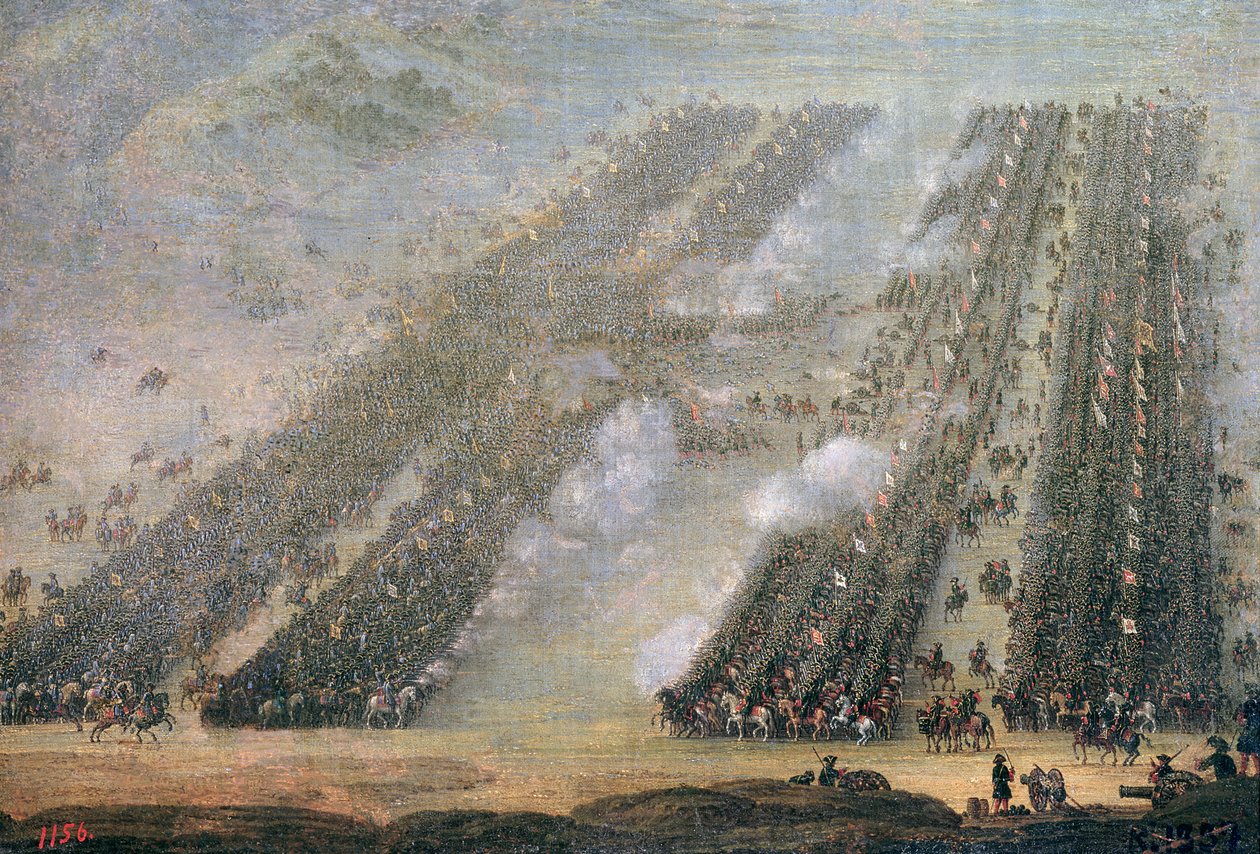Bitva u Poltavy, 1750 od Russian School