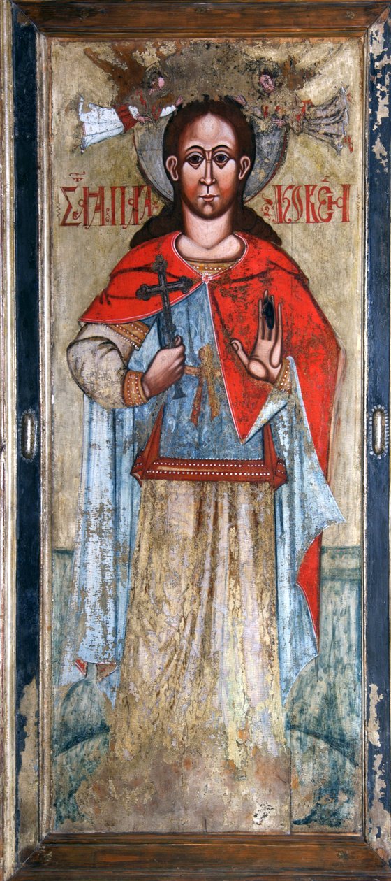 Saint Paraskeva Pyatnitsa, arli 17t centura. od Russian icon.