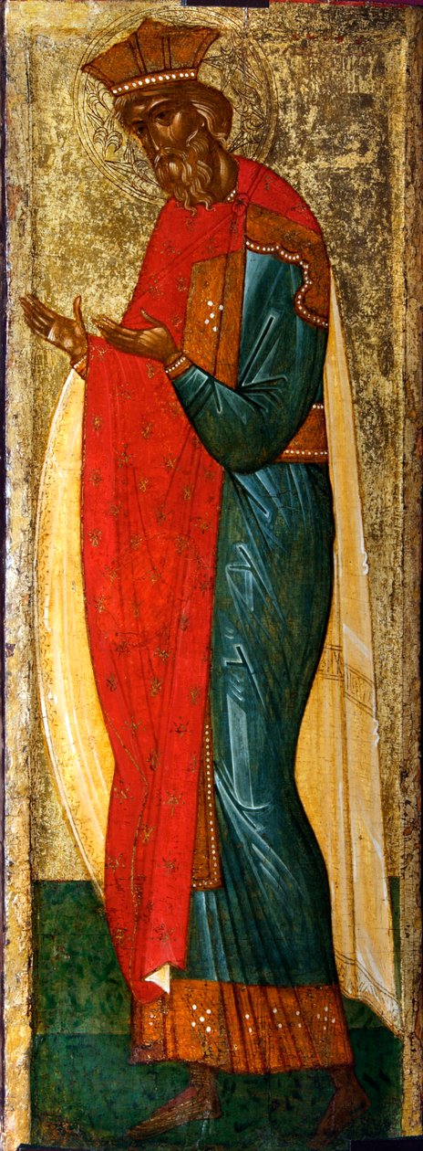 Svatý Vladimír z Kyjeva, počátek 15. století. od Russian icon.