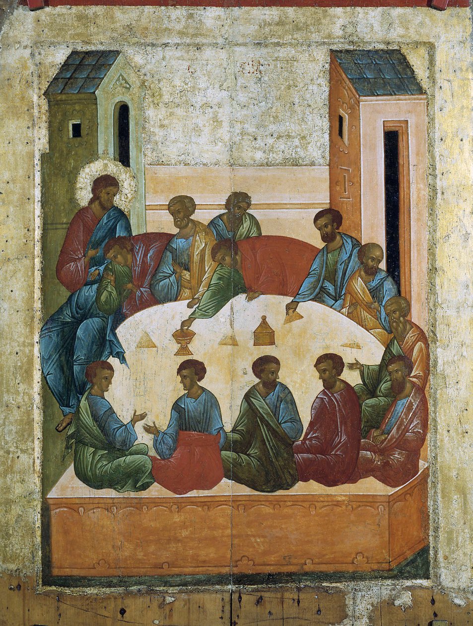 Poslední večeře, 1497. od Russian icon.