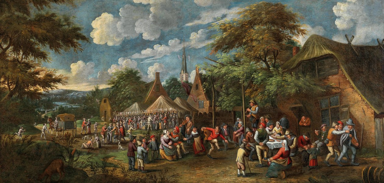 Vesnická pouť, 1700 um. od Rutger Verburgh