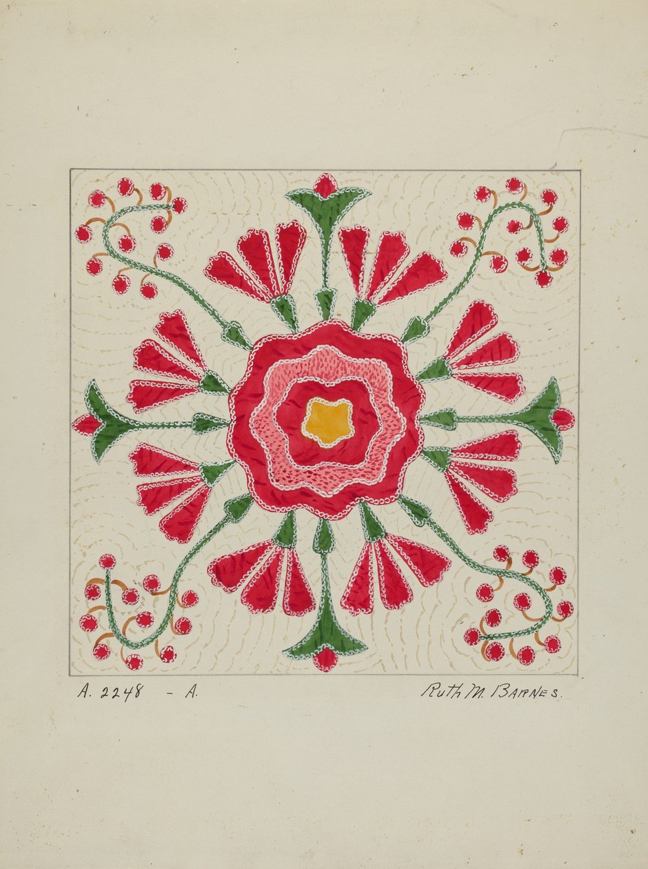 Nášivka, c. 1940. od Ruth M Barnes
