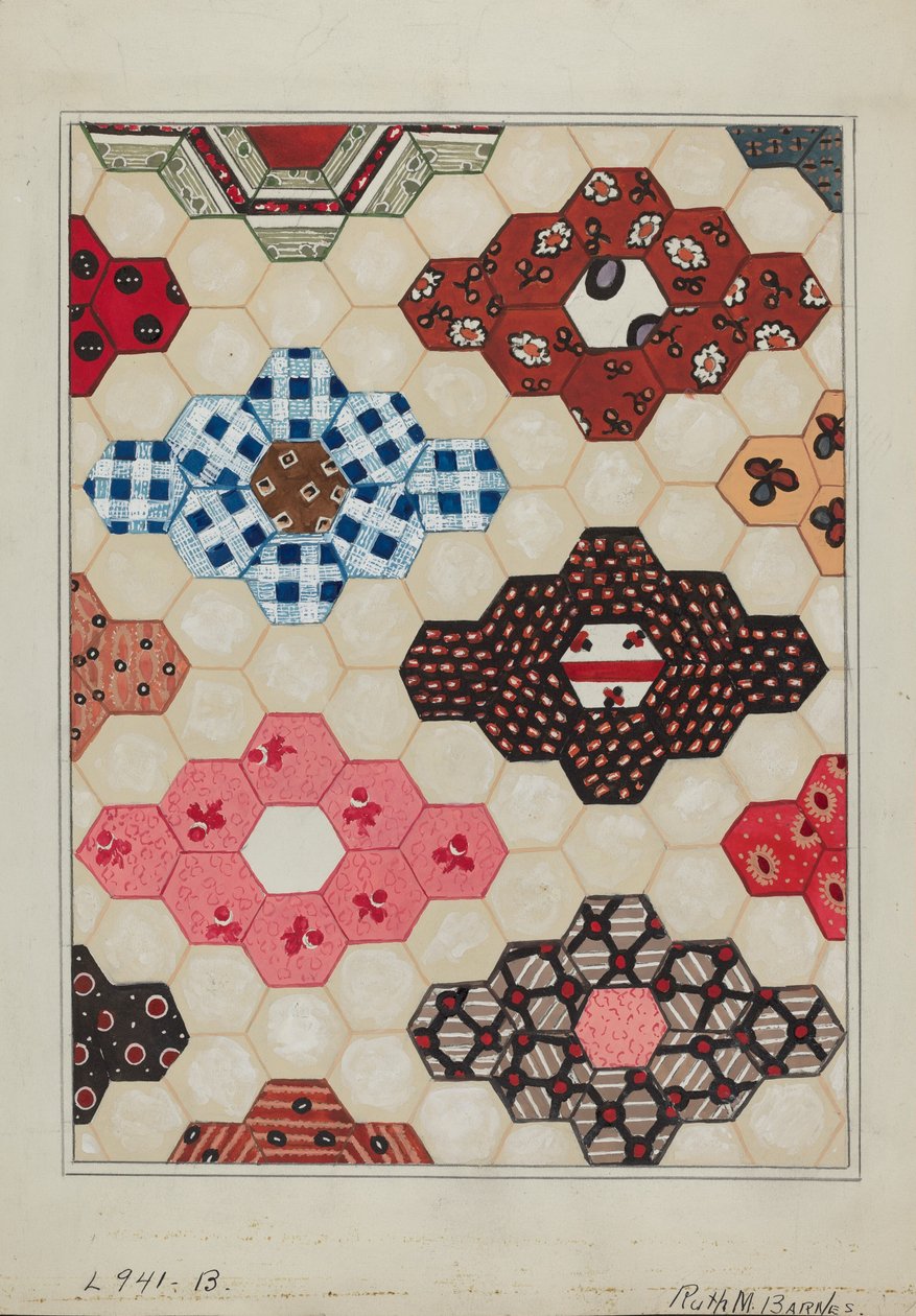 Přikrývka 1 sekce, c. 1936. od Ruth M Barnes