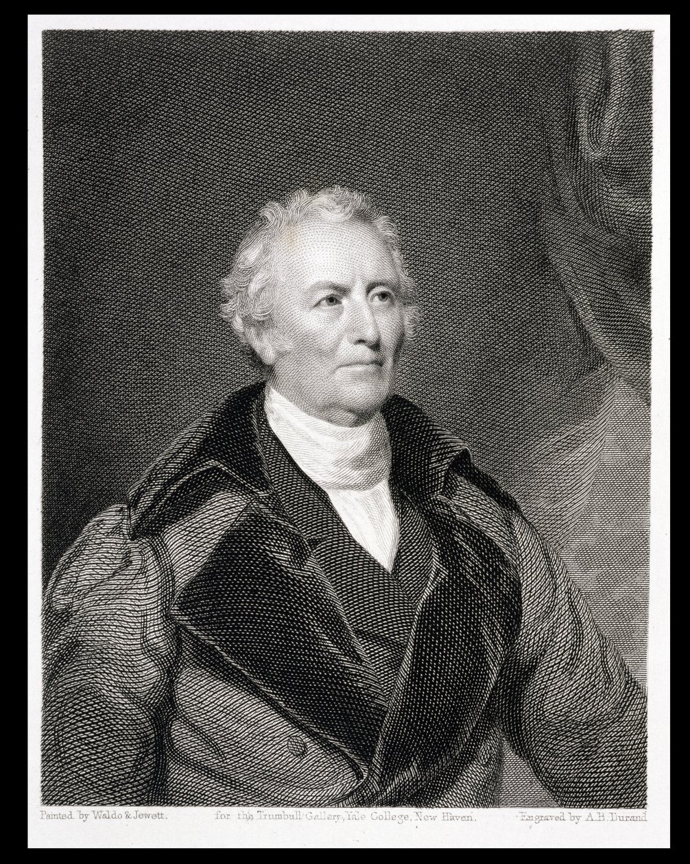 John Trumbull (1756-1843) vyryl Asher Brown Durand (1796-1886) od S.L. and Jewitt, T.O.S. Waldo