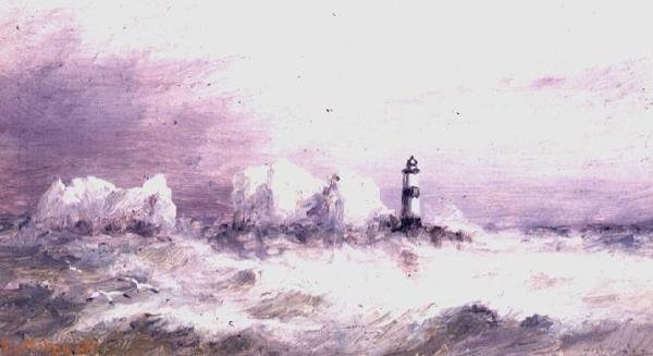 The Needles, Isle of Wight (deska) od S.L. Kilpack