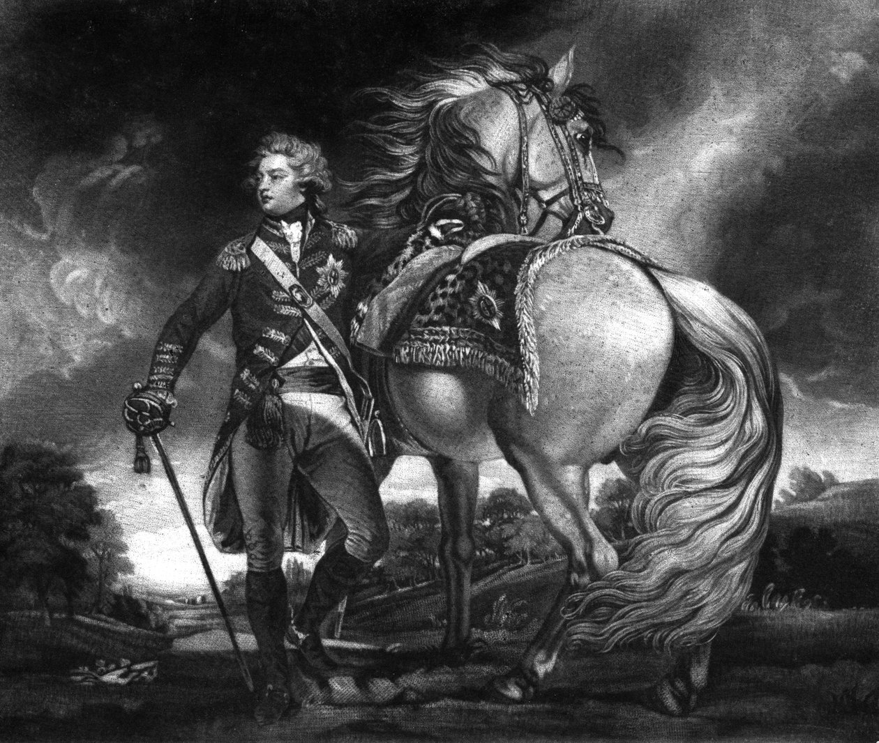 George, princ z Walesu. od S. W. Reynolds