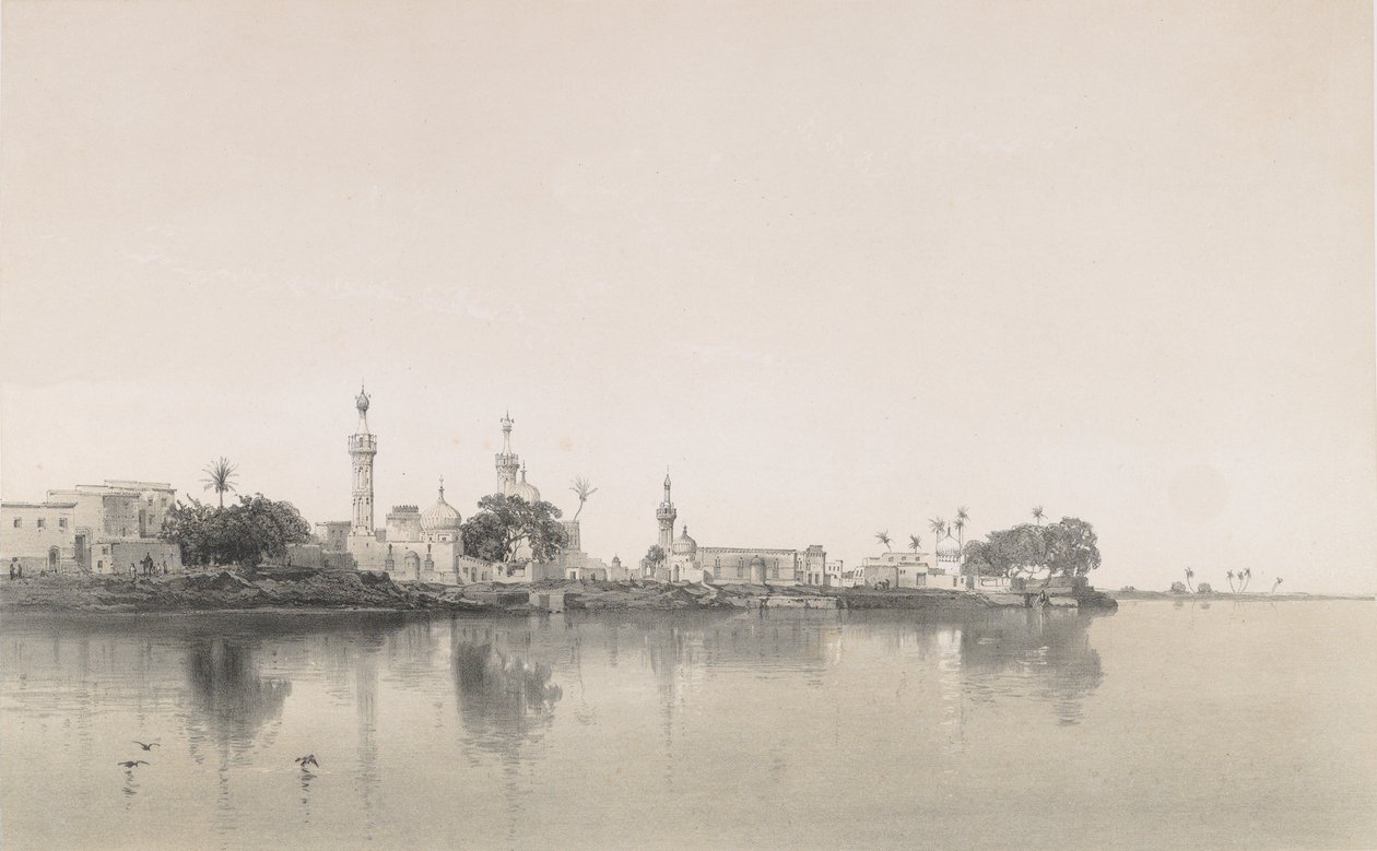 95. Fouah, na Nilu, 1843. od Sabatier