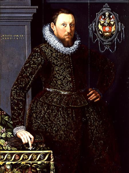 Portrét Jacoba Cornelisze Nobela, 1611 (pár 212574) od Salomon Mesdach