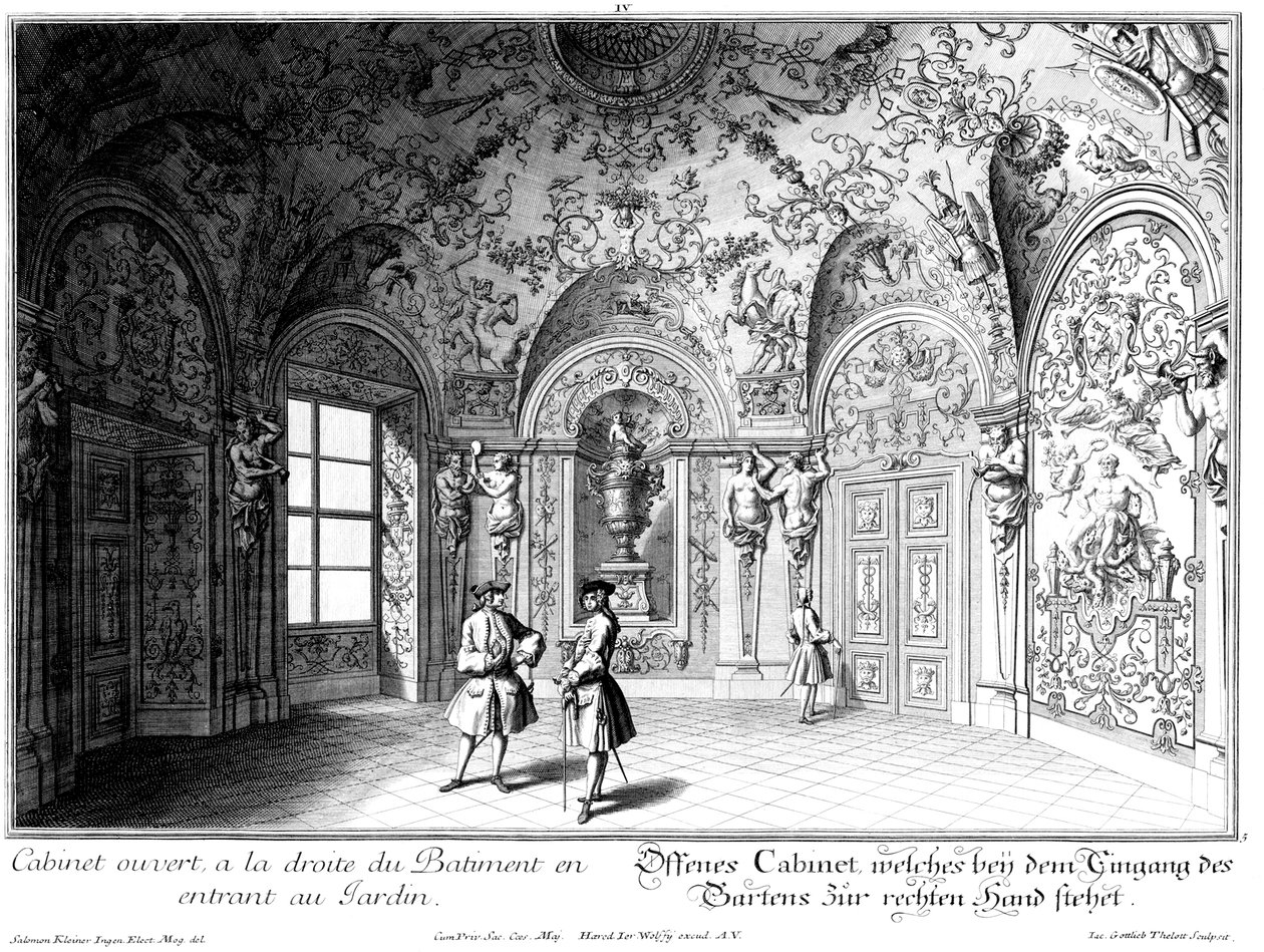 Otevřená skříň v severovýchodní věži od Salomon Kleiner