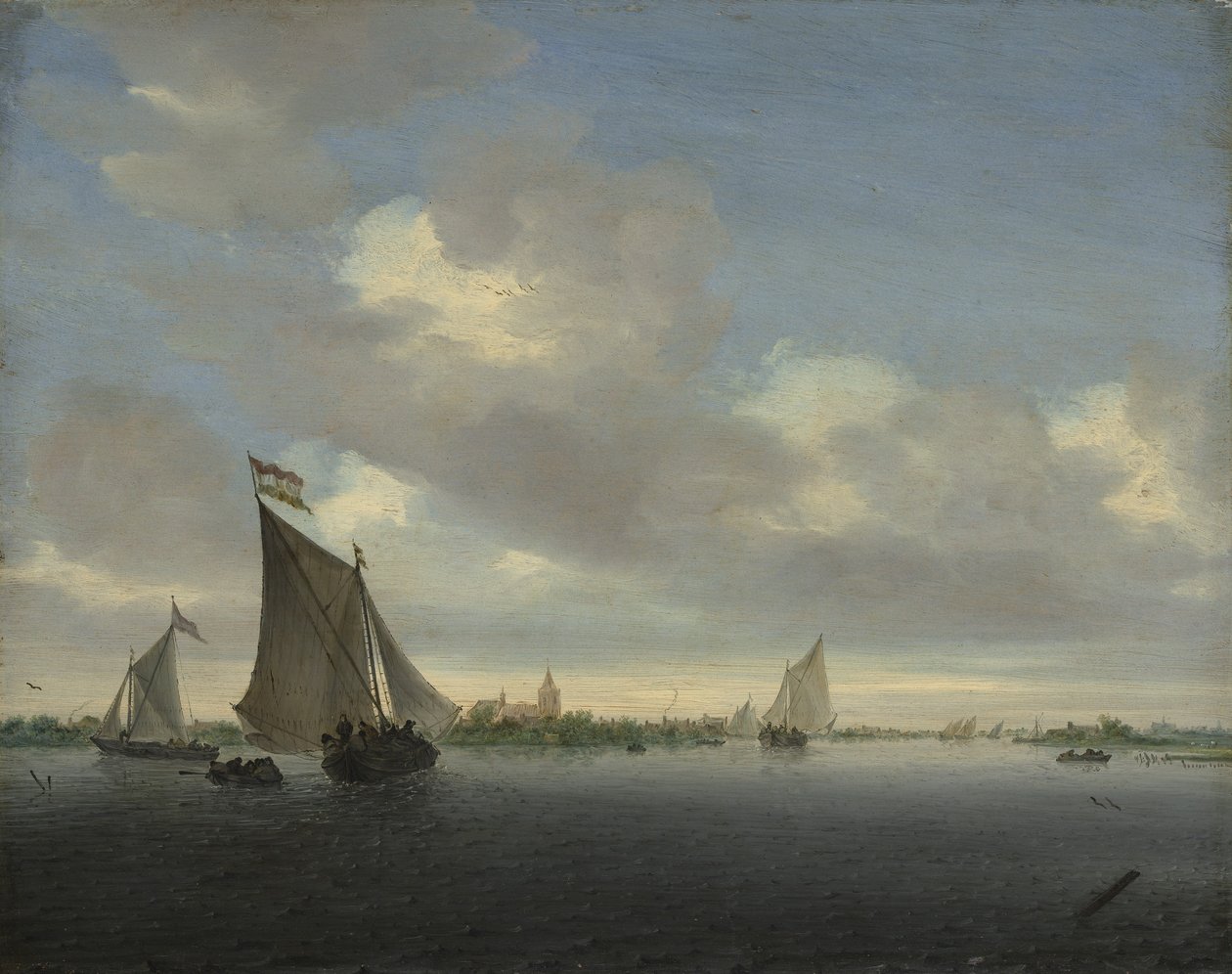 Námořní, 1650. od Salomon Ruysdael