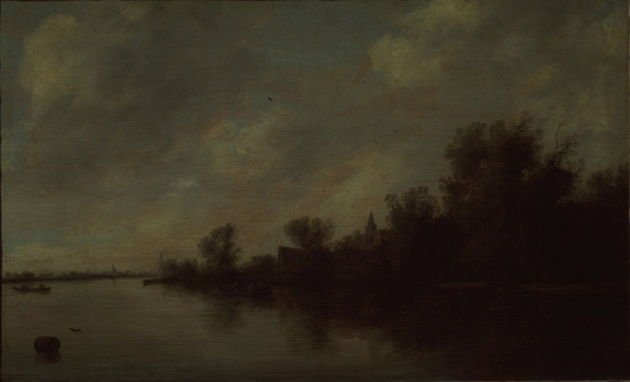 Pohled na řeku, 1631 od Salomon van Ruisdael or Ruysdael