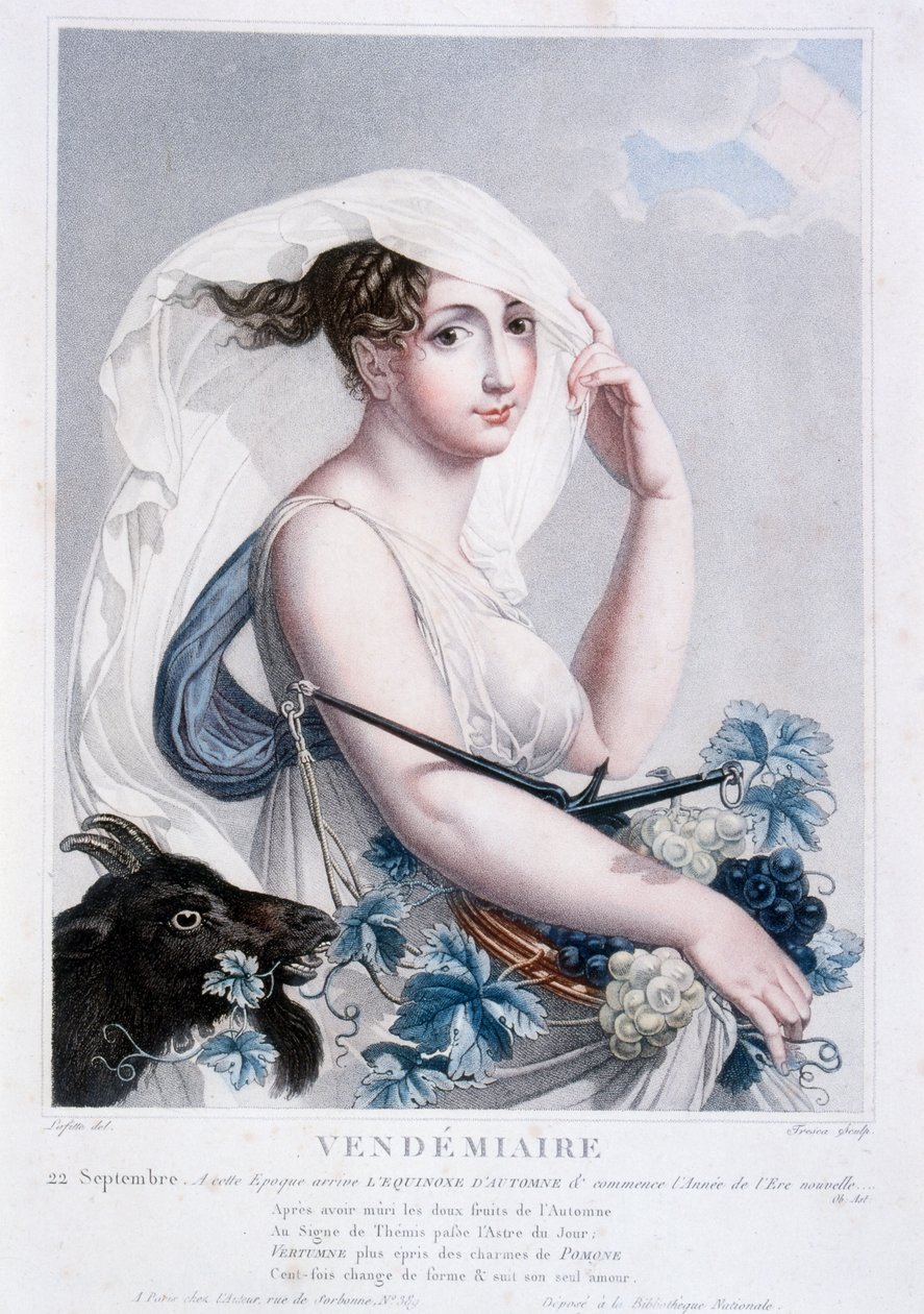 Alegorie Vendemiaire od Salvadore Tresca