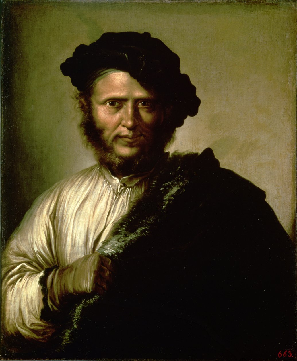 Portrét muže, 1640 od Salvator Rosa