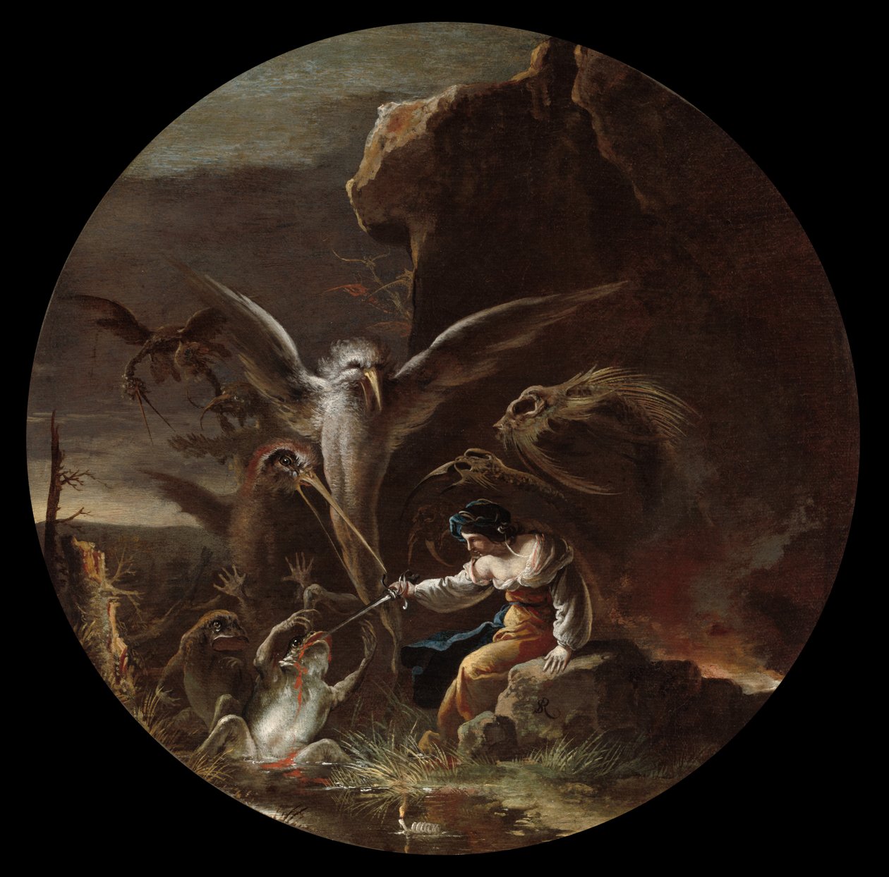 Scenes of Witchcraft, c. 1645-1649. od Salvator Rosa