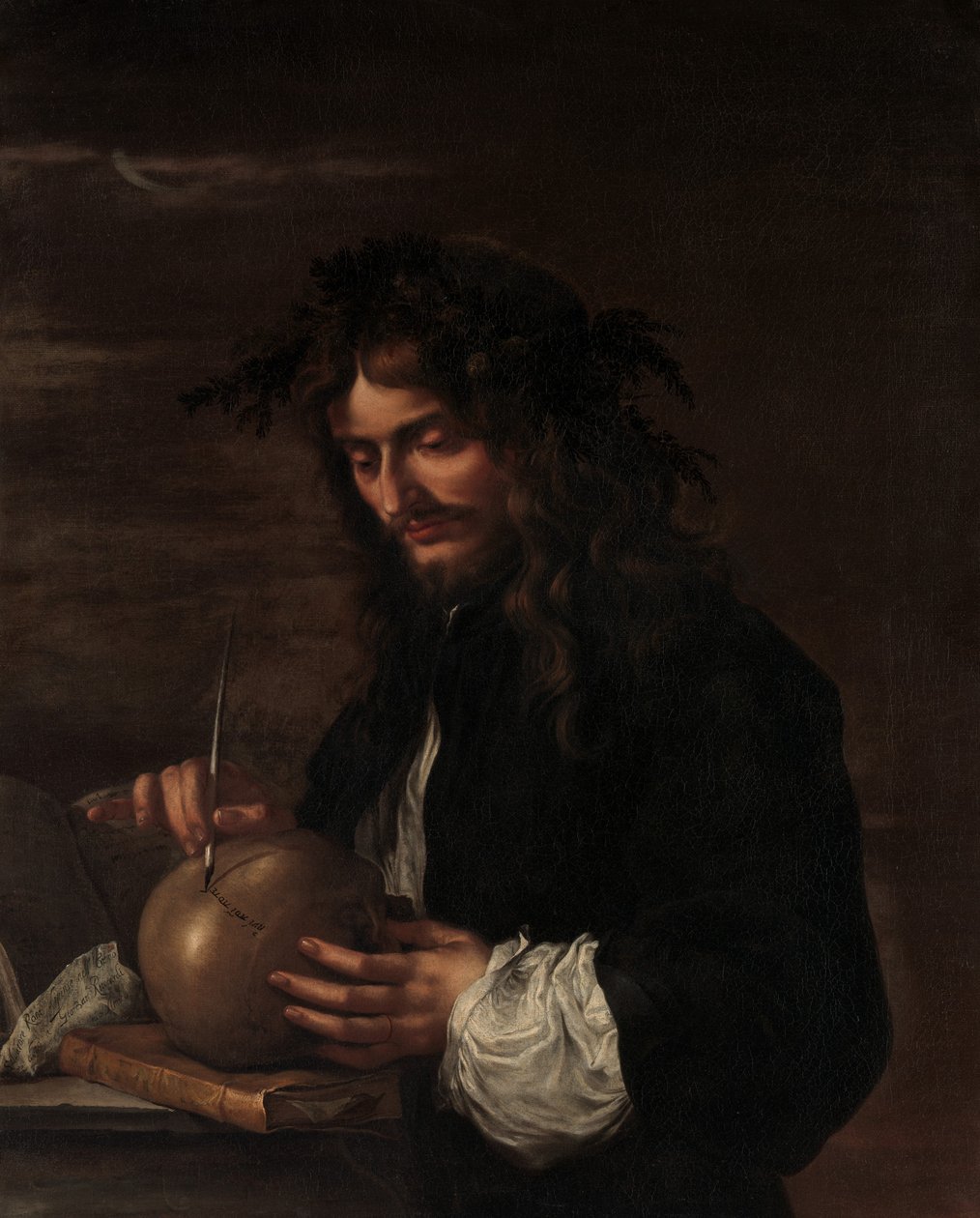 Autoportrét, ca. 1647. od Salvator Rosa