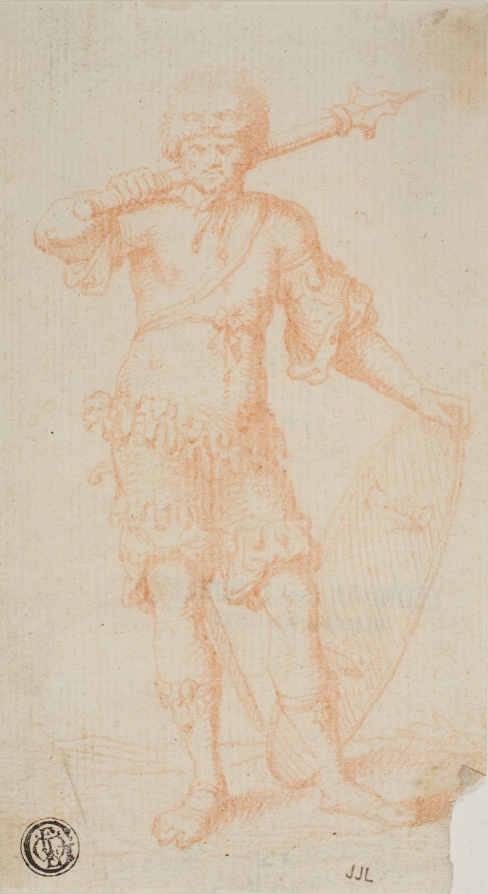 Stálý válečník od Salvator Rosa