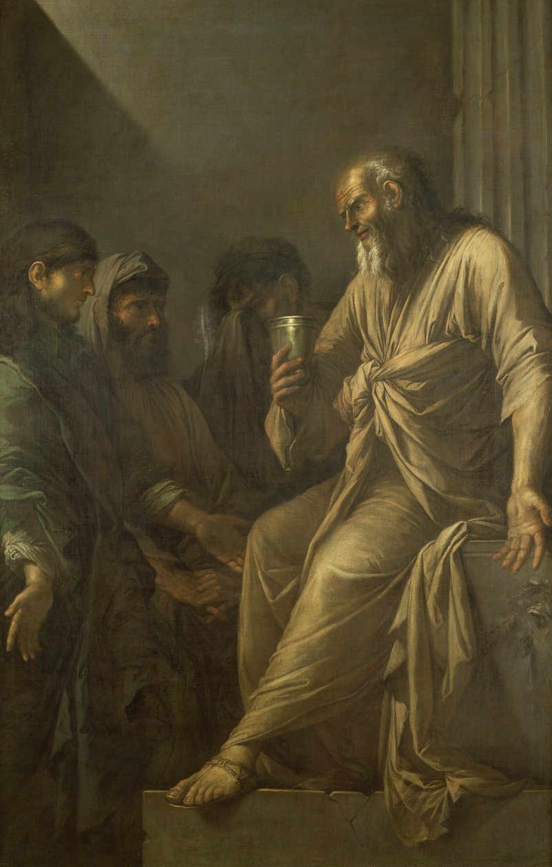 Sokratova smrt od Salvator Rosa
