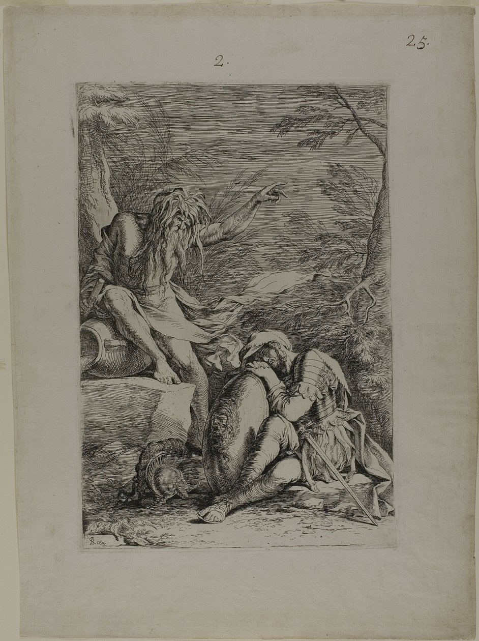 Sen o Aeneovi od Salvator Rosa