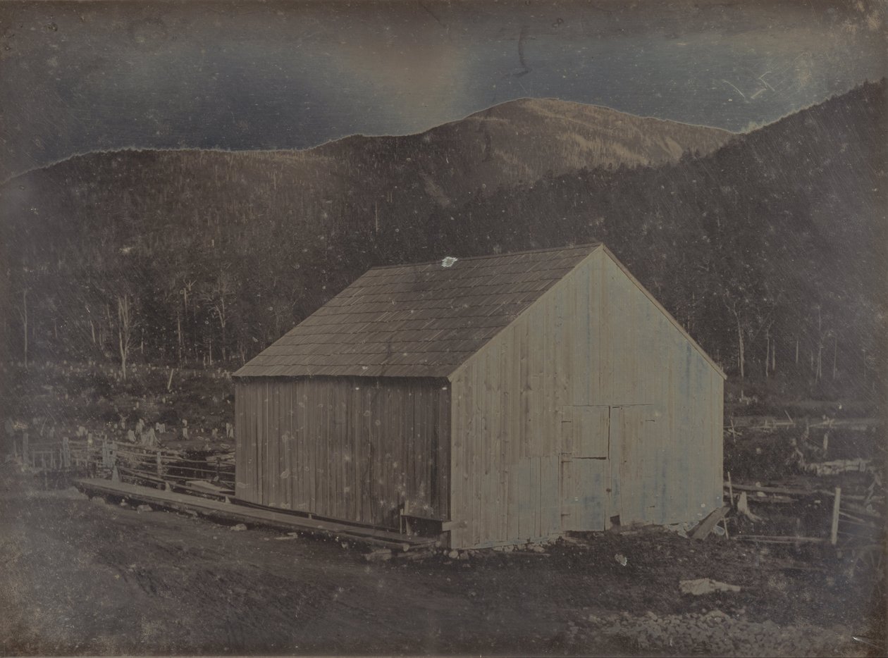 Pohled na stodolu v New Hampshire od Samuel A. Bemis