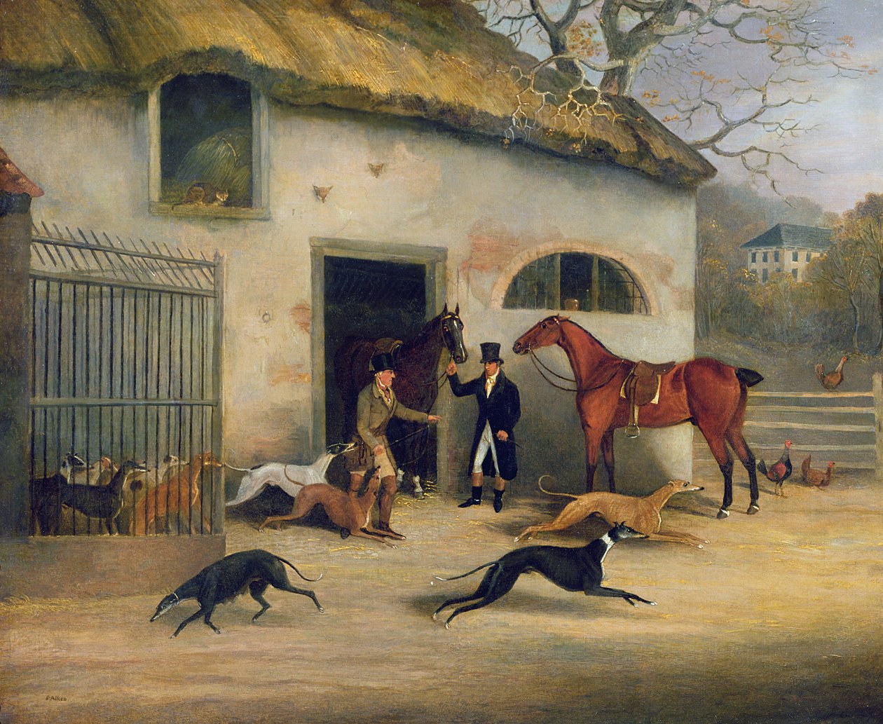 Coursing: start (viz také 444842, 444843) od Samuel Henry Alken