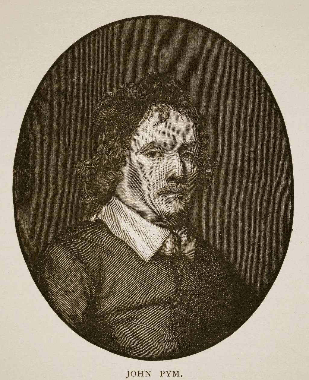 John Pym z miniatury od Samuela Coopera od Samuel Cooper