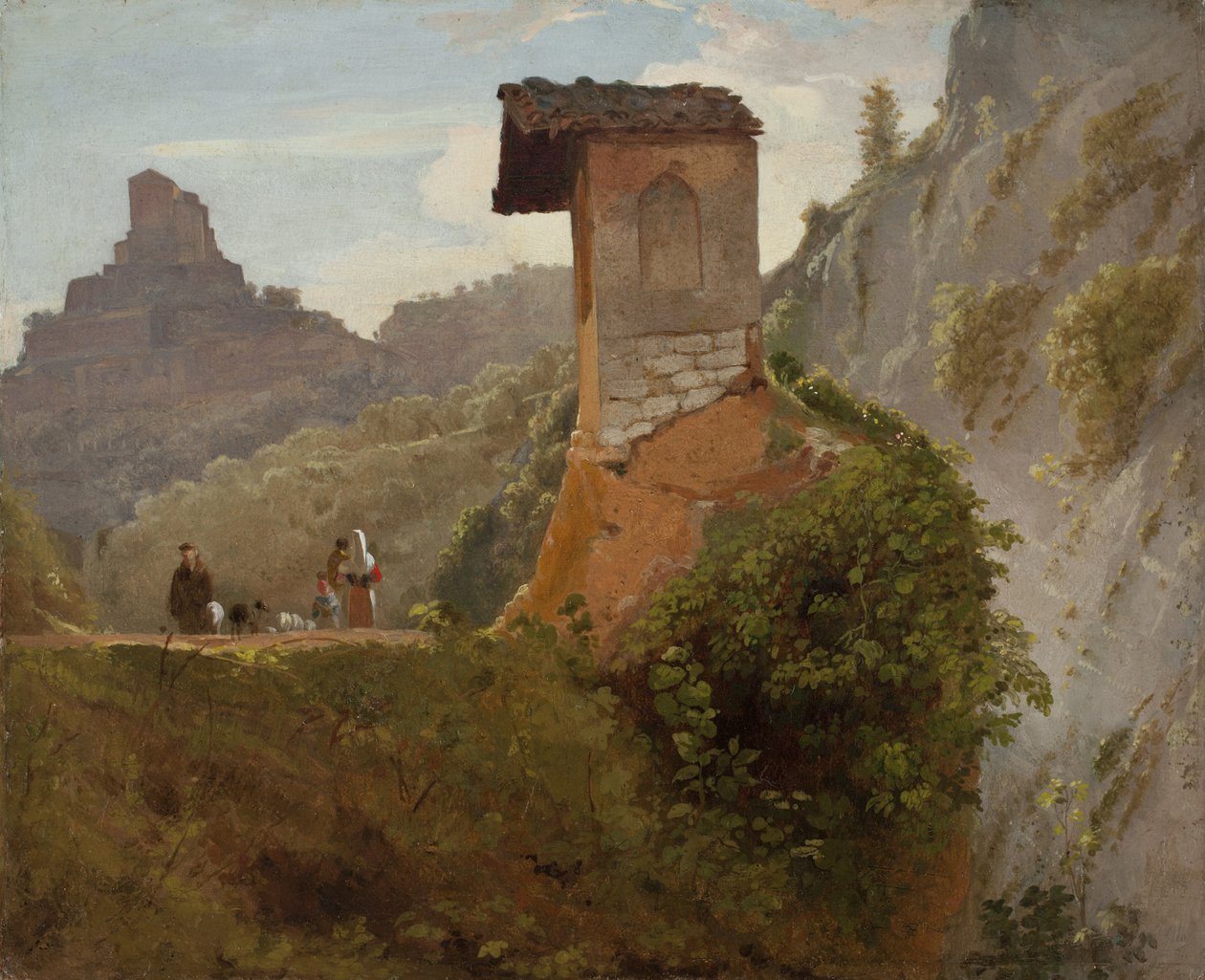 Skica pro kapli Panny Marie v Subiaco, 1830 (viz také 250047) od Samuel Finley Breese Morse