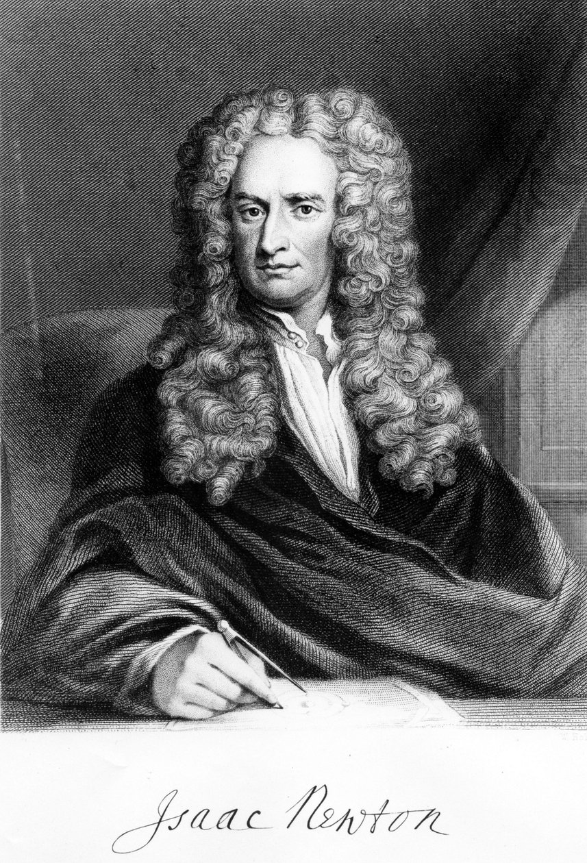 Isaac Newton od Samuel Freeman