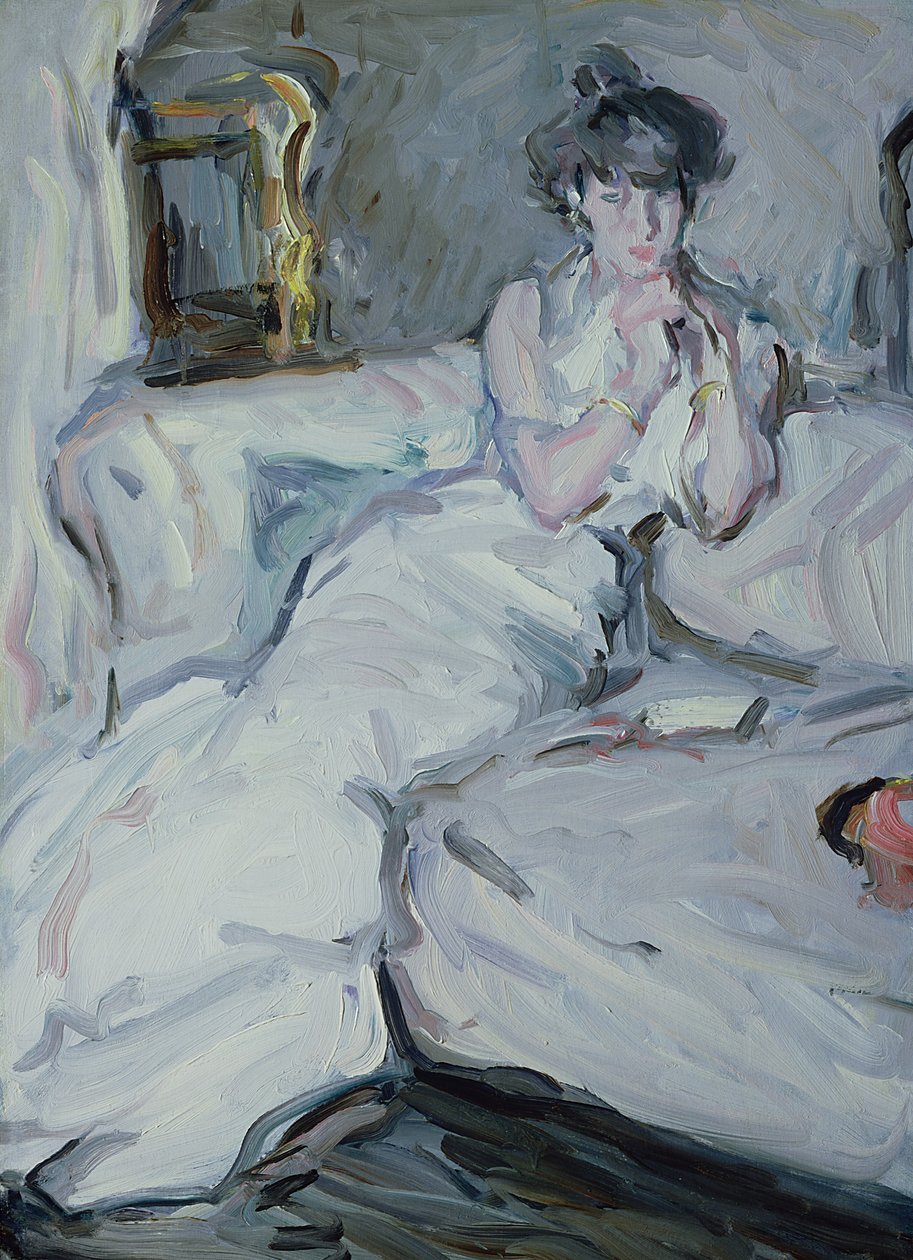 Dívka v bílém, 1909 od Samuel John Peploe
