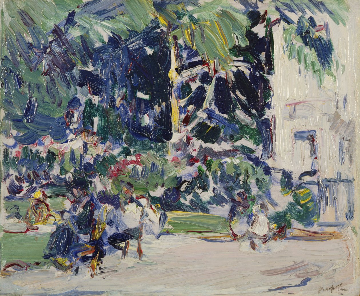 Lucemburské zahrady, Paříž od Samuel John Peploe