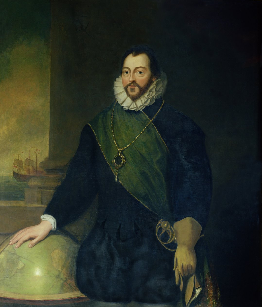 Sir Francis Drake od Samuel Lane