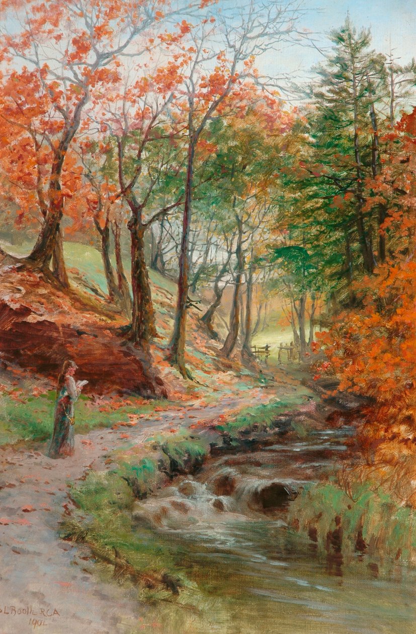 Poblíž Dean Wood, Rivington, 1901 od Samuel Lawson Booth