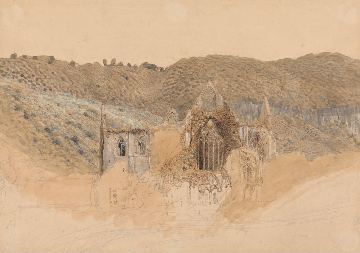 Opatství Tintern od Samuel Palmer