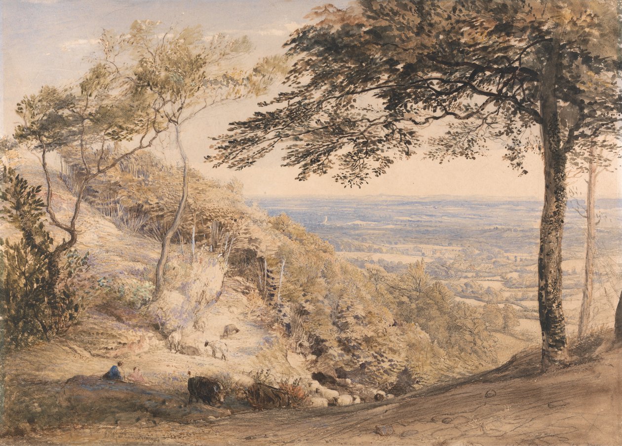 Wilmots Hill, Kent od Samuel Palmer