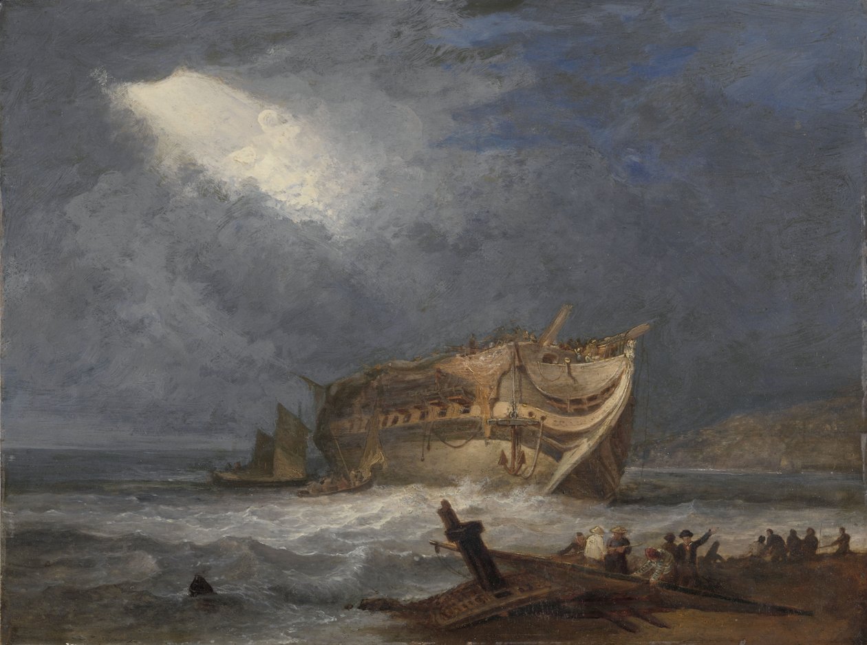 The Wreck of the Dutton, An East Indiaman od Samuel Prout