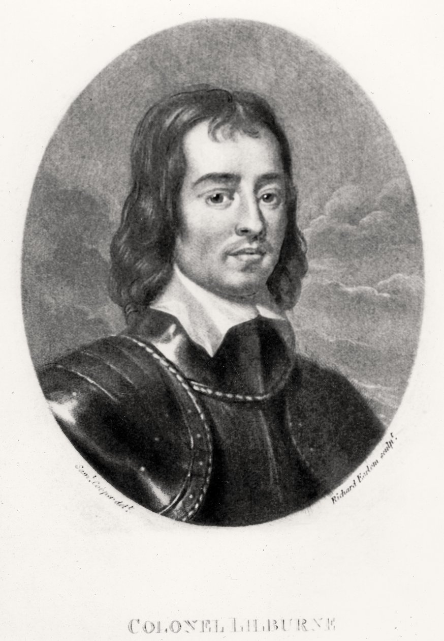 Plukovník Robert Lilburne (1613-65) ilustrace z Portrétů postav slavných v britské historii, vyryl Robert Dunkarton (1744-c.1817) (mezzotinta) od Samuel after Cooper