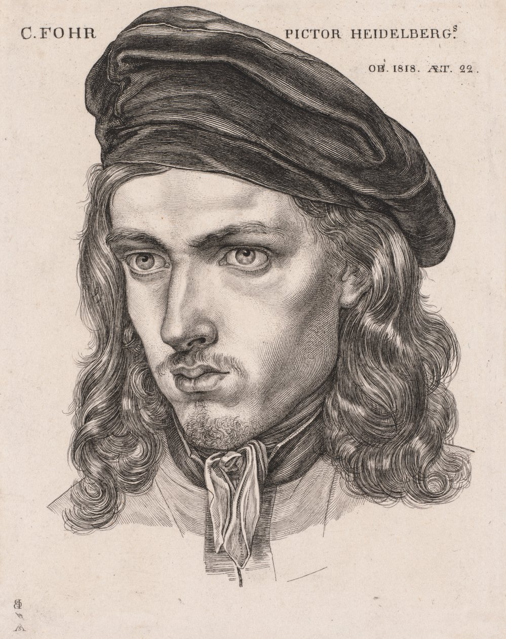 Portrét Carla Philippa Fohra od Samuel Amsler