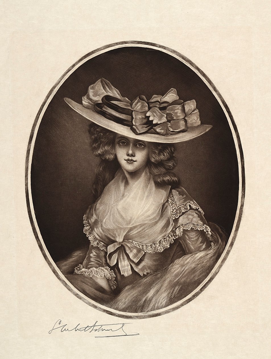 Paní Benwellová, 19.-20. století. od Samuel Arlent Edwards