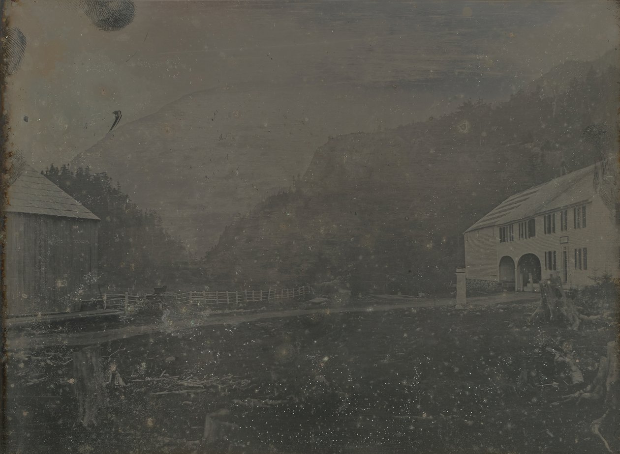 Dům a stodola bez názvu, 1841. od Samuel Bemis