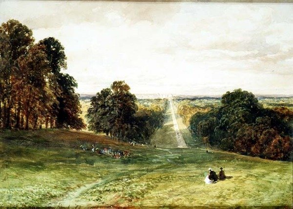 Dlouhá procházka, Windsor od Samuel Bough
