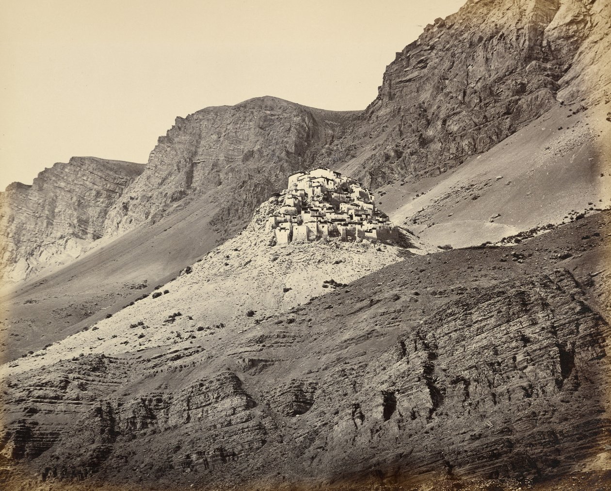 Klášter v Ki, Spiti od Samuel Bourne