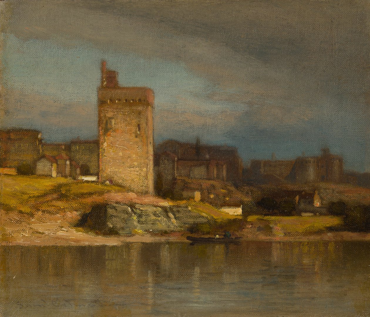 Stará věž v Avignonu, c. 1875. od Samuel Colman