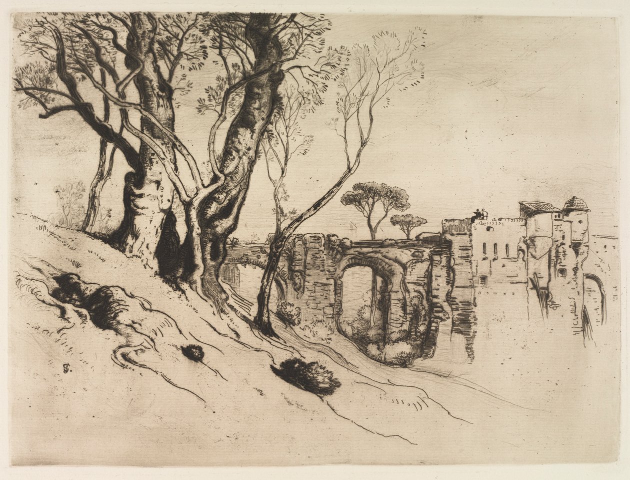 Olivovníky na Riviéře, c. 1875. od Samuel Colman