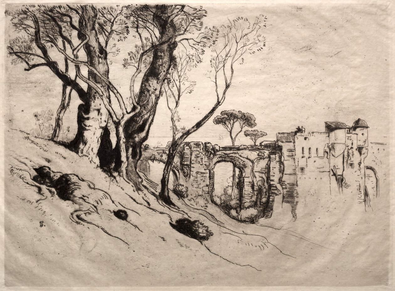 Olivovníky na Riviéře, 1884. od Samuel Colman