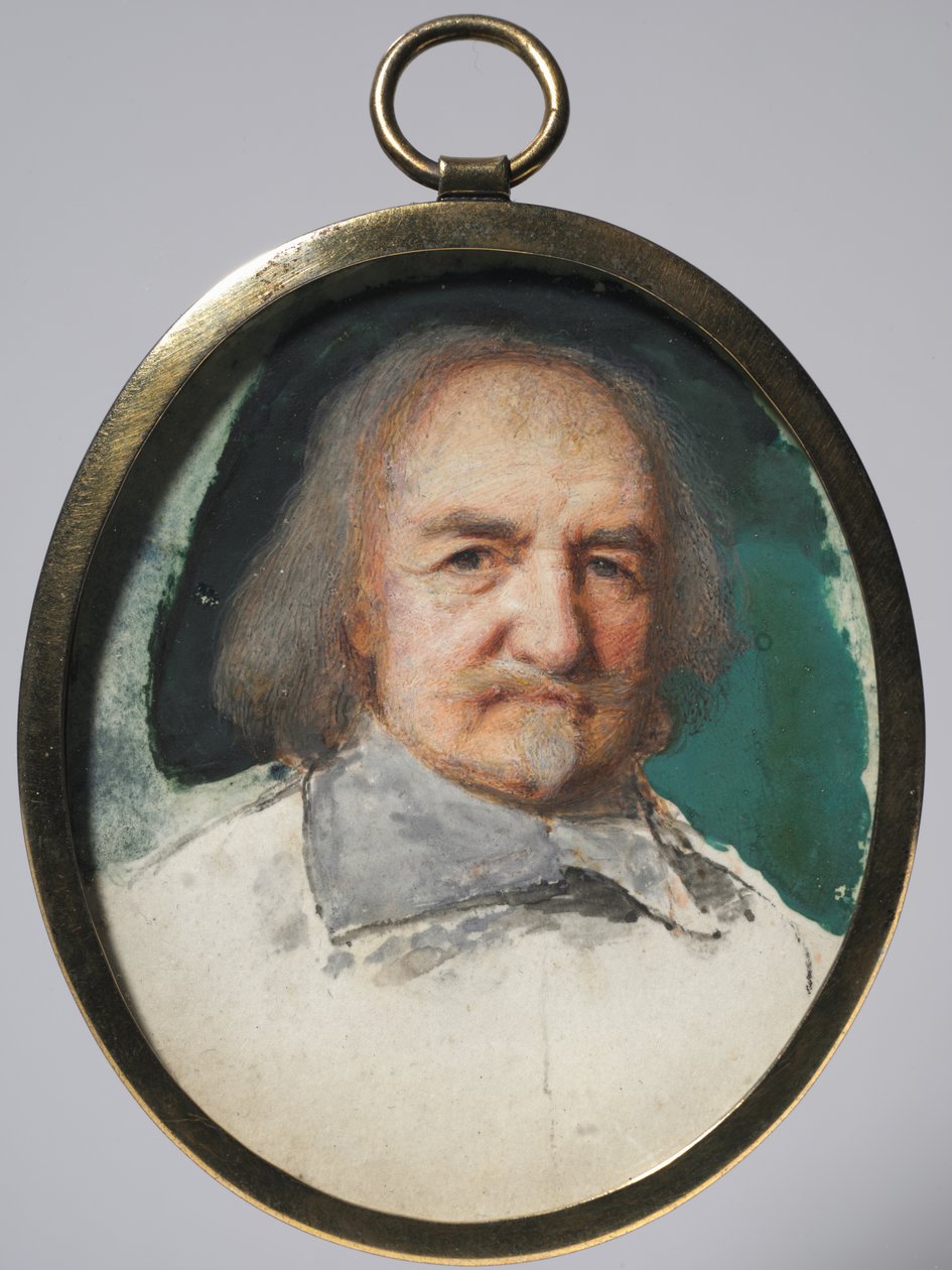 Portrét Thomase Hobbese, c. 1660. od Samuel Cooper