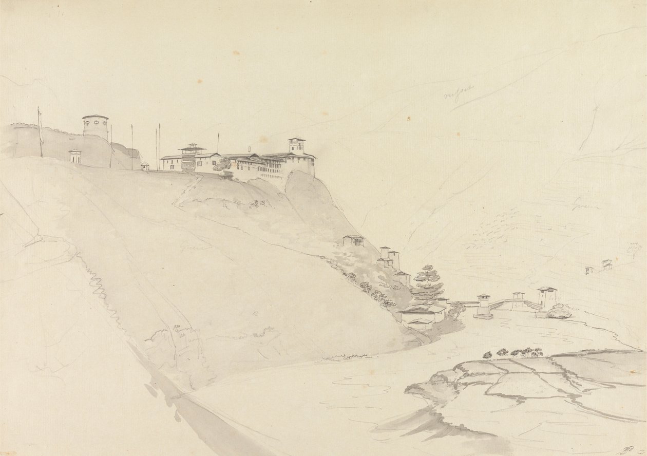 Wandepore [Wandu Phodrang] od Samuel Davis