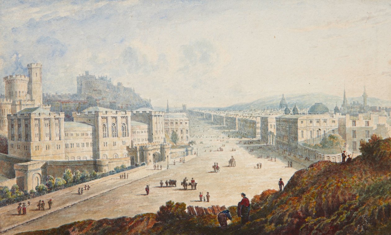 Pohled na Edinburgh od Samuel Dukinfield Swarbreck