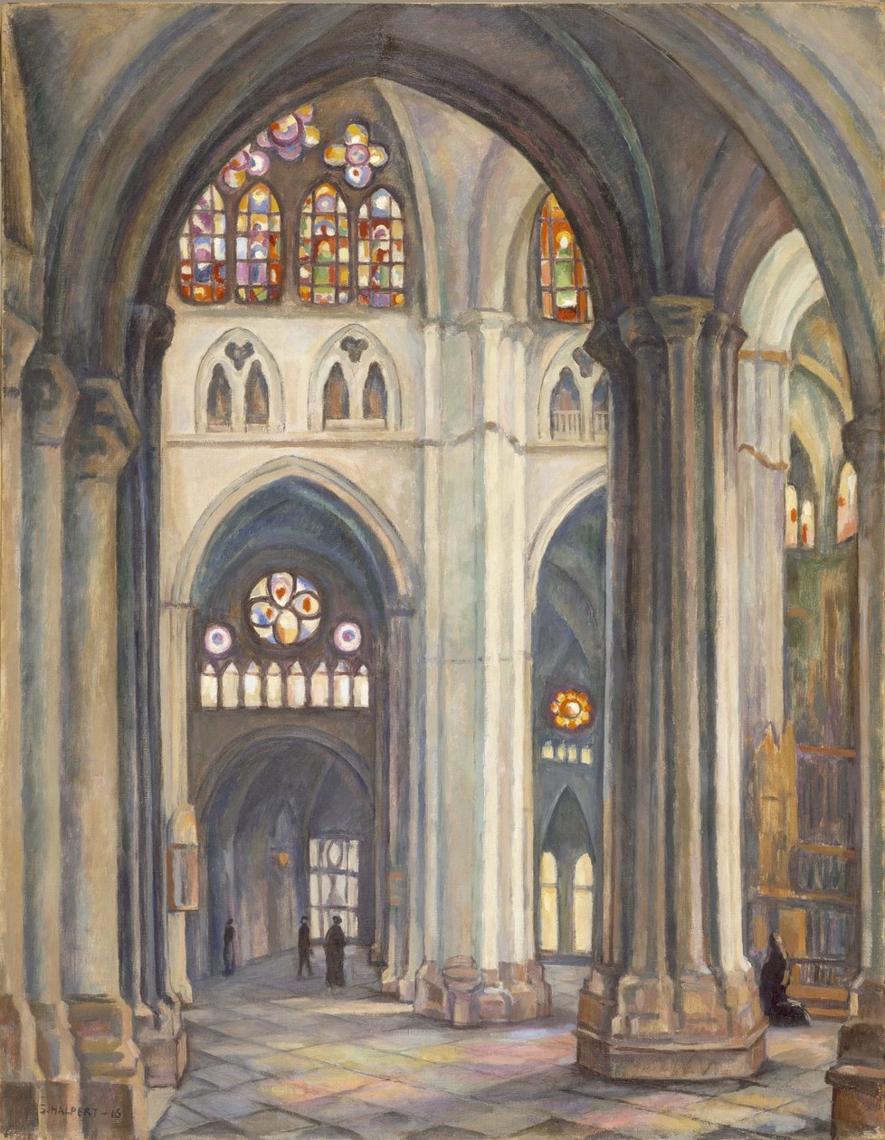 Toledská katedrála, 1916 od Samuel Halpert