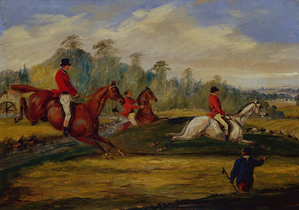Lovecká scéna (olej) od Samuel Henry Alken