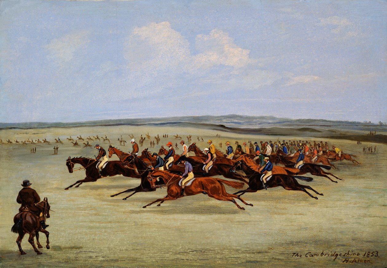 Cambridgeshire Stakes, 1853 od Samuel Henry Alken