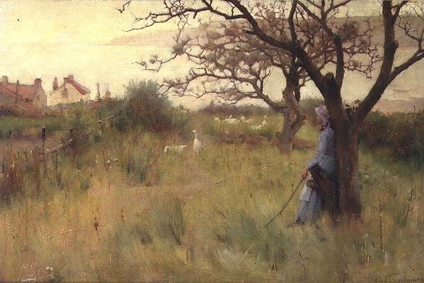 Husí dívka od Samuel Henry William Llewelyn